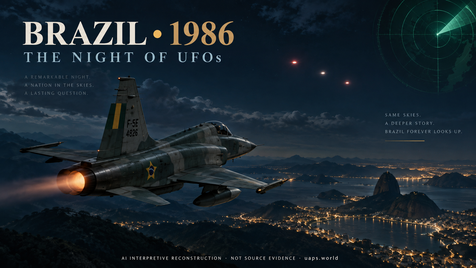 C126 Brazil 1986 Official Night of UFOs