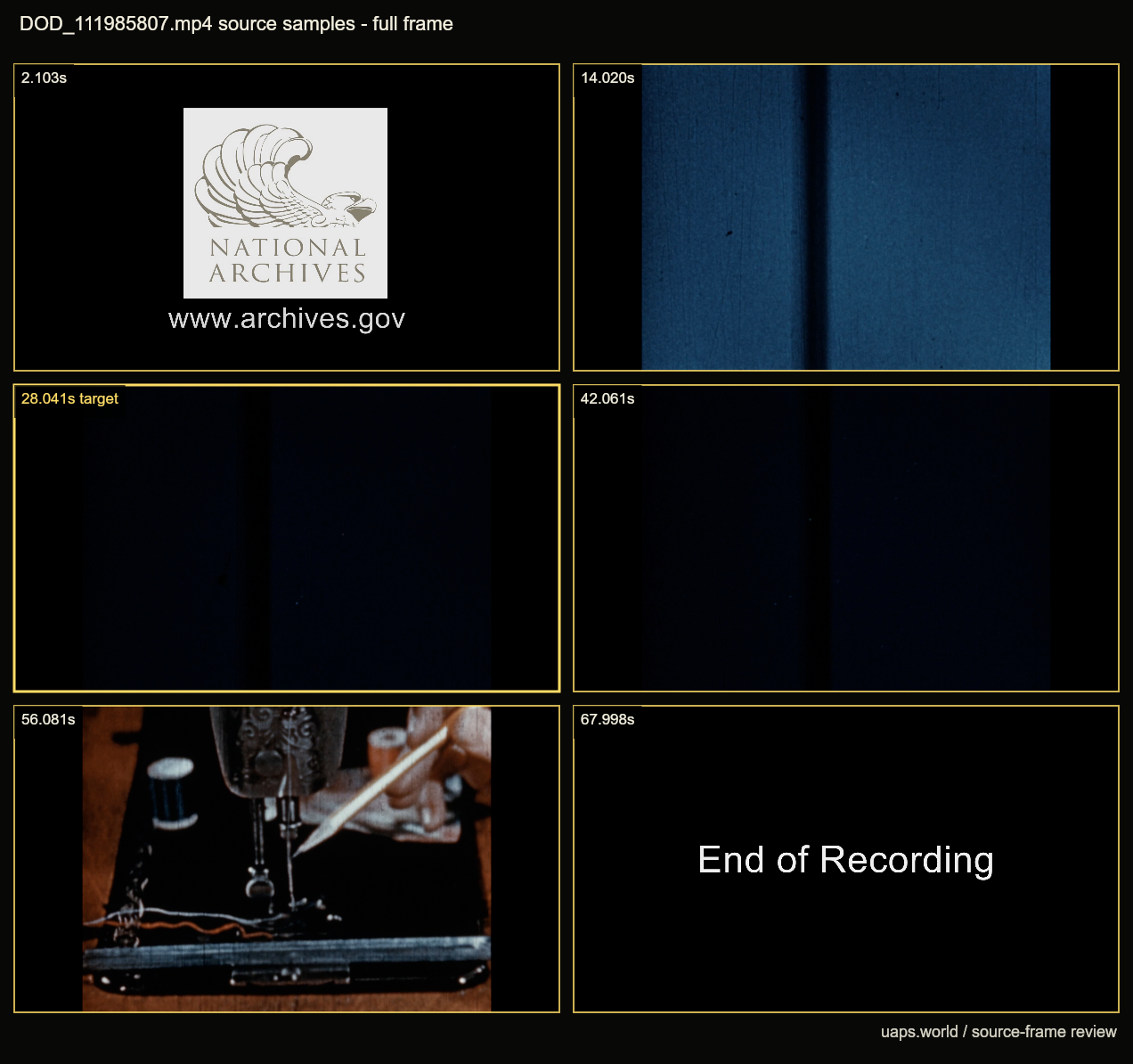 C113 Tremonton Film Provenance and Competing Assessments