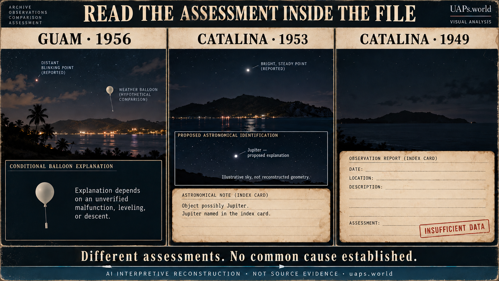 C136 Historical Sighting Reports Controls and McCoy Context