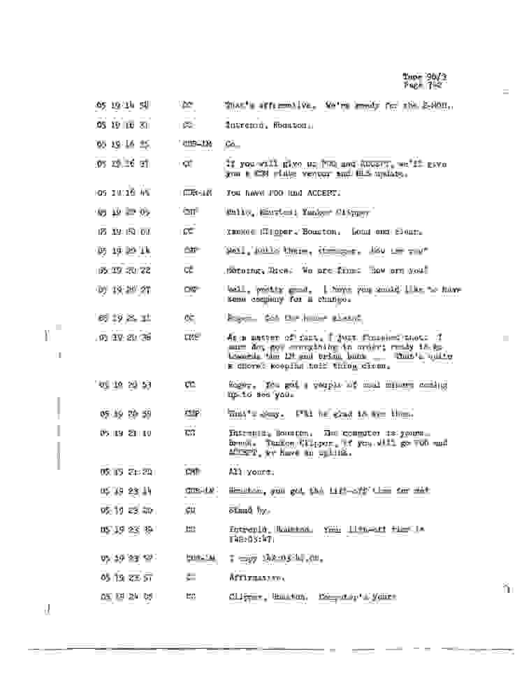 NASA-UAP-D001, Apollo 12 Transcript, 1969