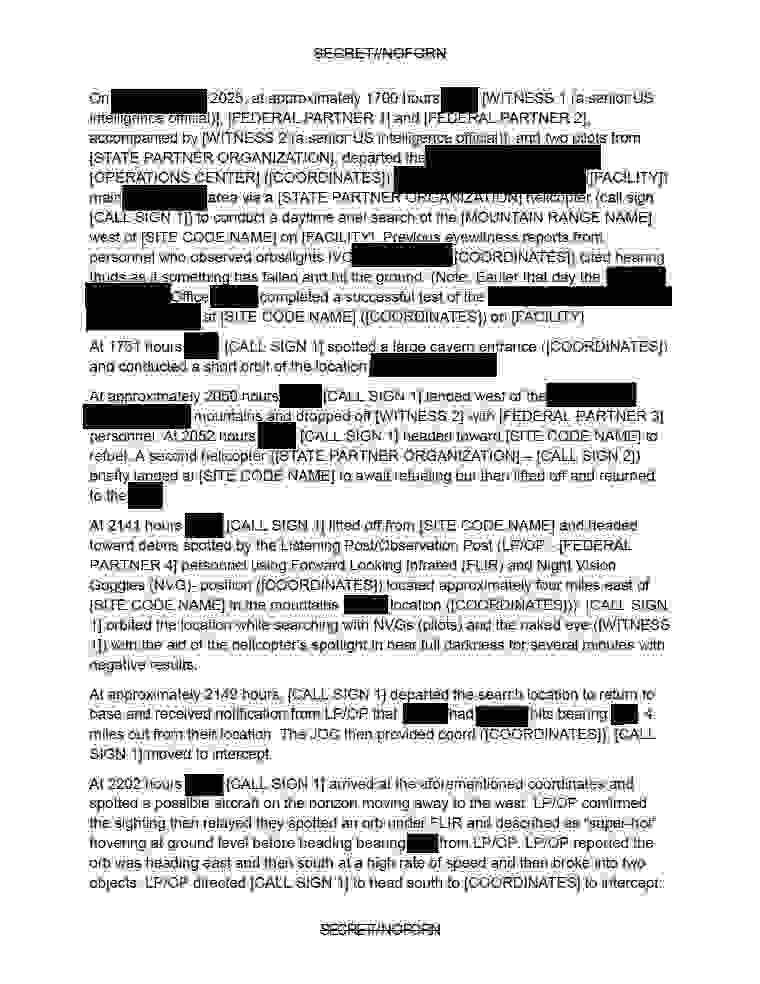 USPER Statement about UAP Sighting