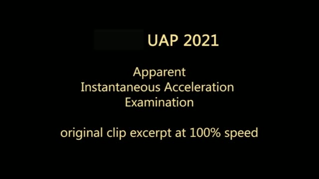 DOW-UAP-PR051, "Syrian UAP instant acceleration"