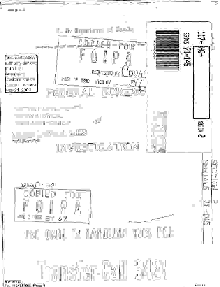 FBI-UAP-D011, D/FBI Correspondence Referral, 1949