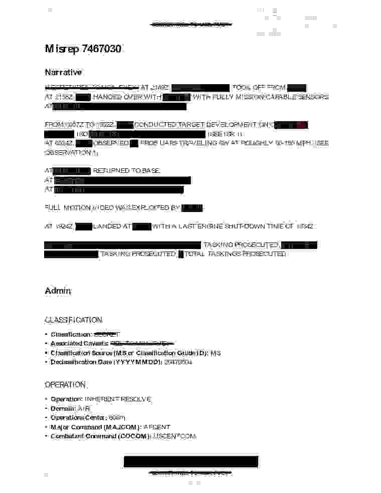 DOW-UAP-D109, Mission Report, Middle East, 2022