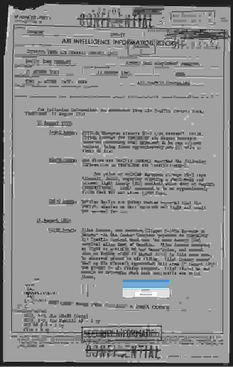 DOW-UAP-D159, Air Intelligence Information Report, Germany, 1953